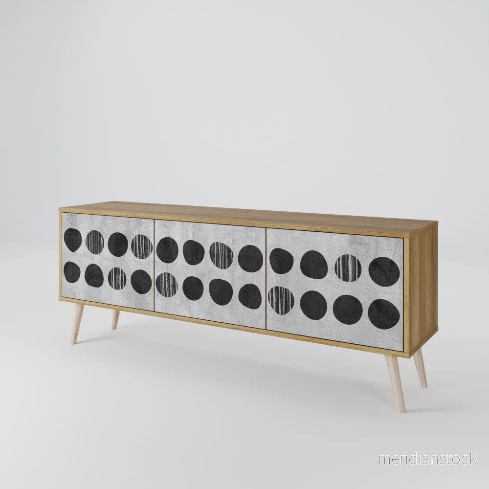 GHOSTLY GRADIENTS TV-bänk med 3 dörrar