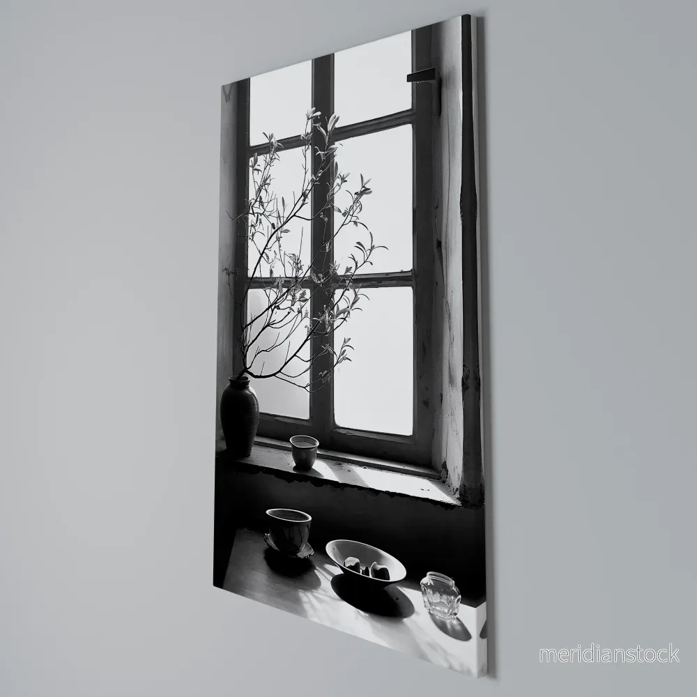 WHISPERING WINDOW LIGHT Vertical Canvas Print - Bild 3