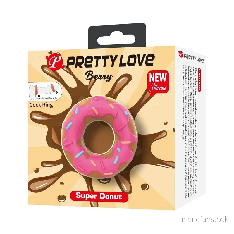 PRETTY LOVE - SUPER DONUT PENIS RING PINK - Bild 2