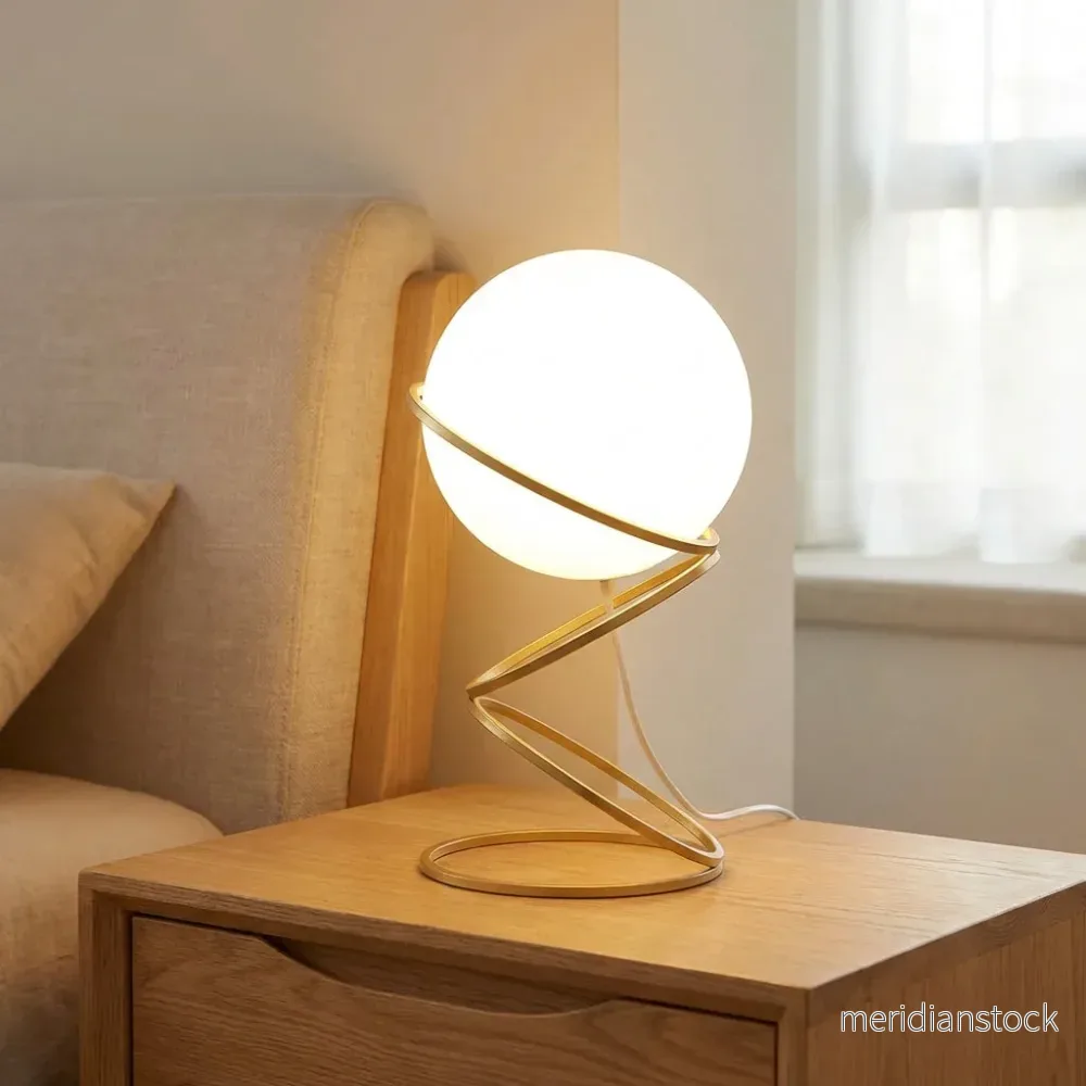 Modern spiralbordslampa - Spiralis