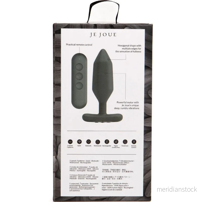 JE JOUE - ONYX ANAL PLUG VIBRATOR BLACK - Bild 2