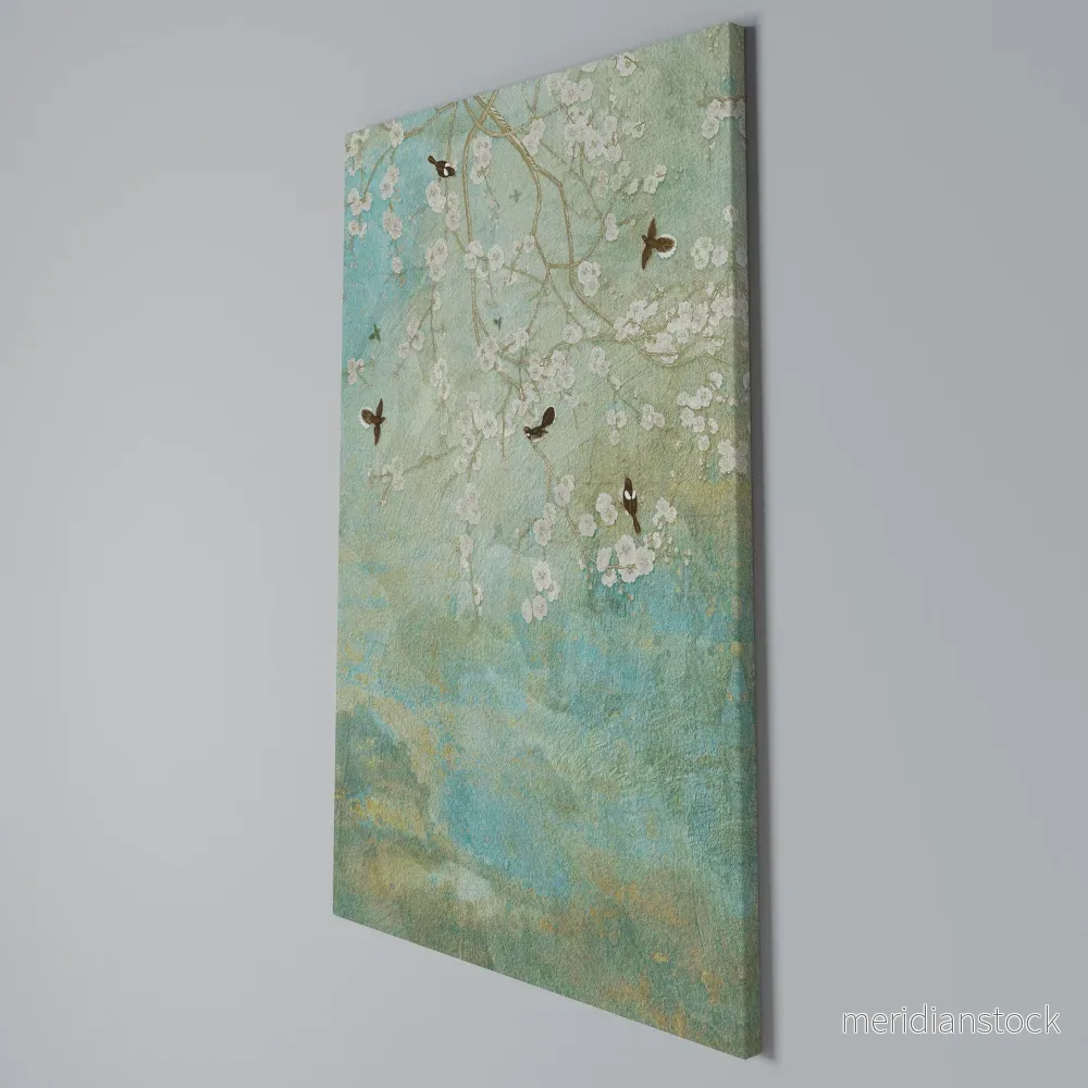 BLOOMING CHARM Vertical Canvas Print - Bild 3