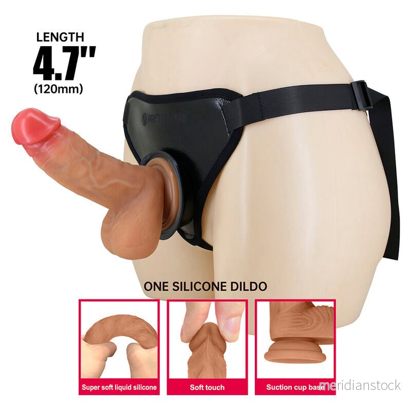 PRETTY LOVE - UNIVERSAL STRAP-ON HARNESS WITH REALISTIC DILDO - Bild 2