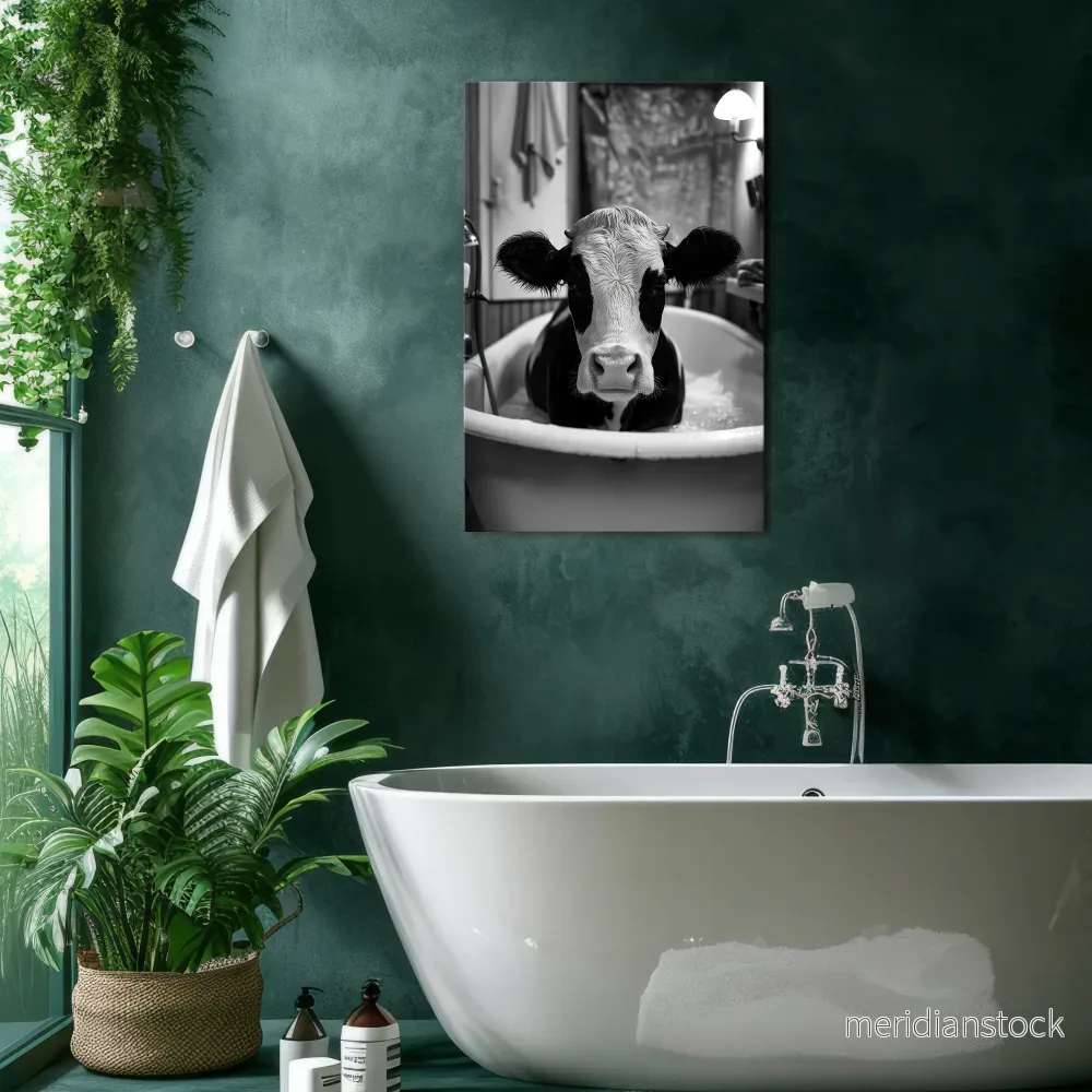 MONOCHROME MOOOD Vertical Canvas Print