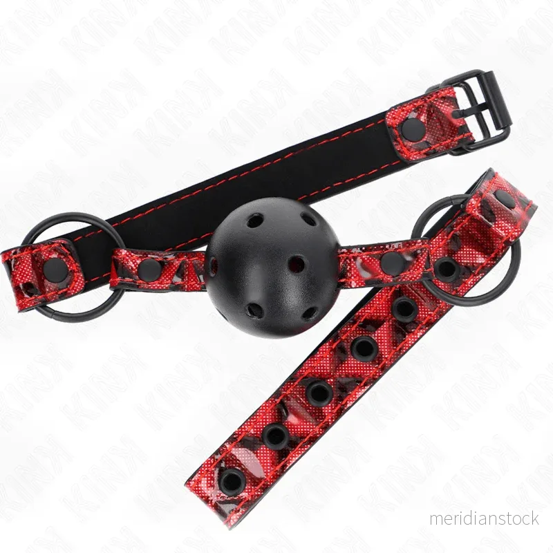 KINK - DIAMOND PATTERN BALL 4.5 CM GAG MODEL 2 64.5 CM ADJUSTABLE 42-60 CM - Bild 2