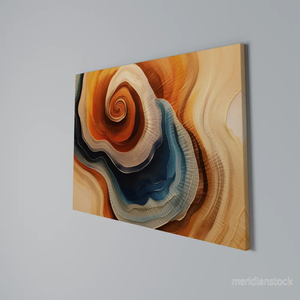 SPIRALING DREAMSCAPE Horizontal Canvas Print - Bild 3