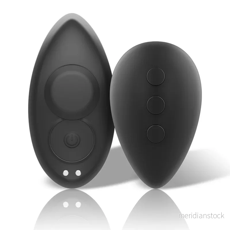 BLACK&SILVER - PRESTON RECHARGEABLE SILICONE VIBRATOR PANTIE BLACK - Bild 3