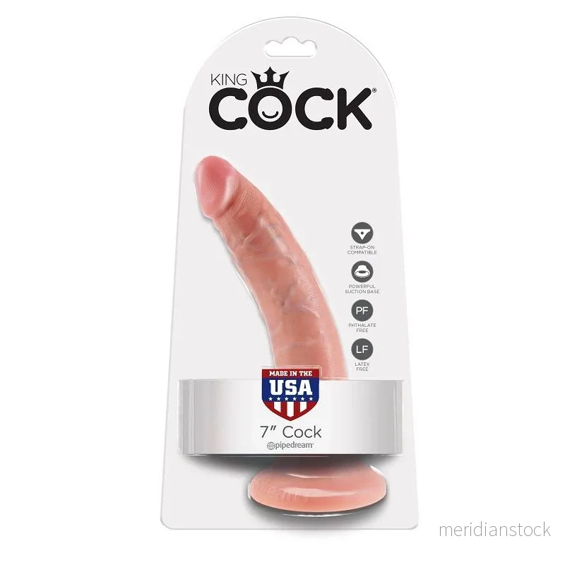 KING COCK - 7 DILDO FLESH 17.8 CM - Bild 2