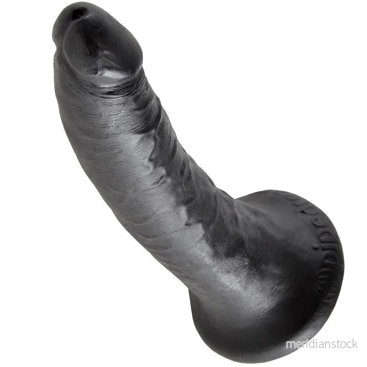 KING COCK - DILDO BLACK 17.8 CM - Bild 3