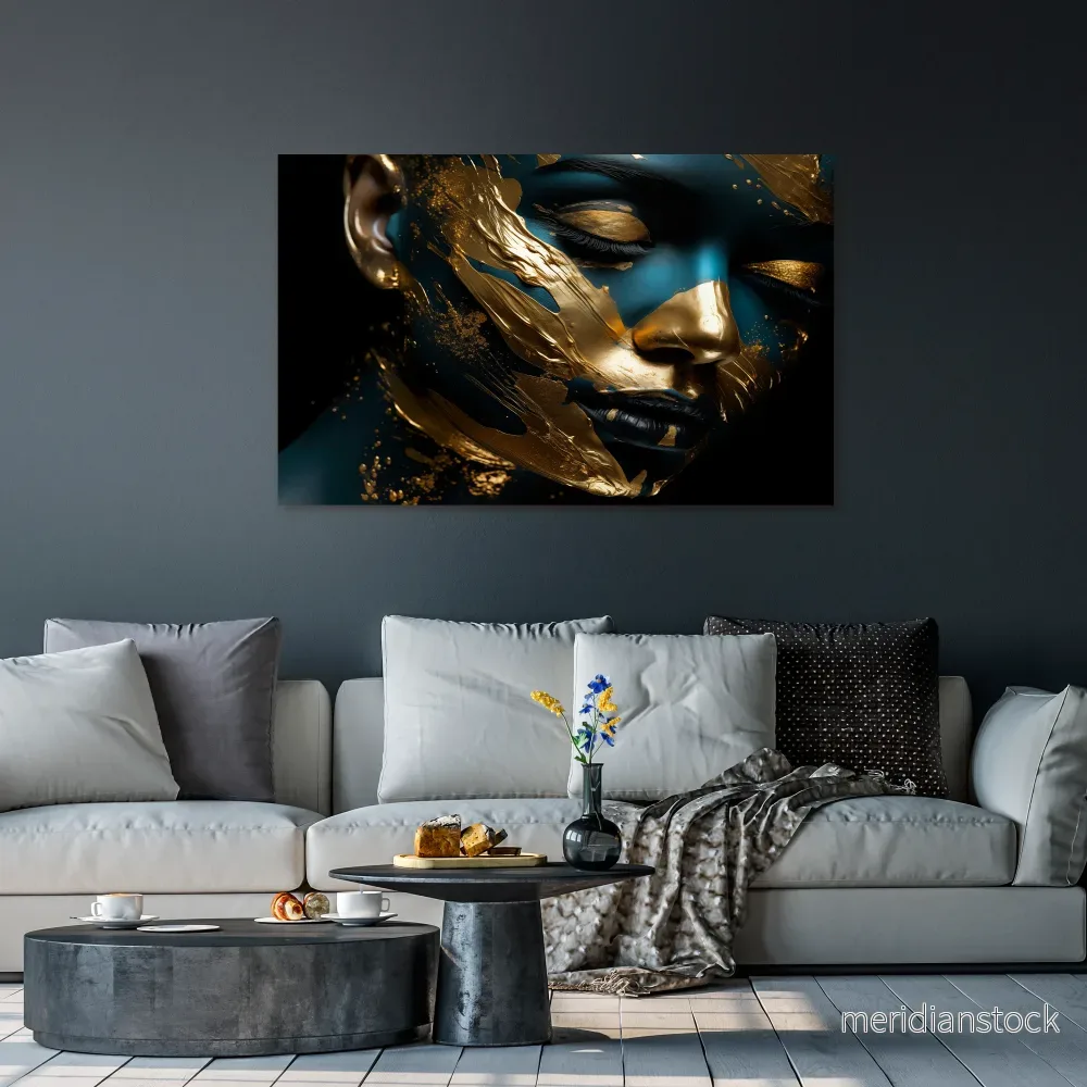 GILDED GRACE Horizontal Canvas Print - Bild 2