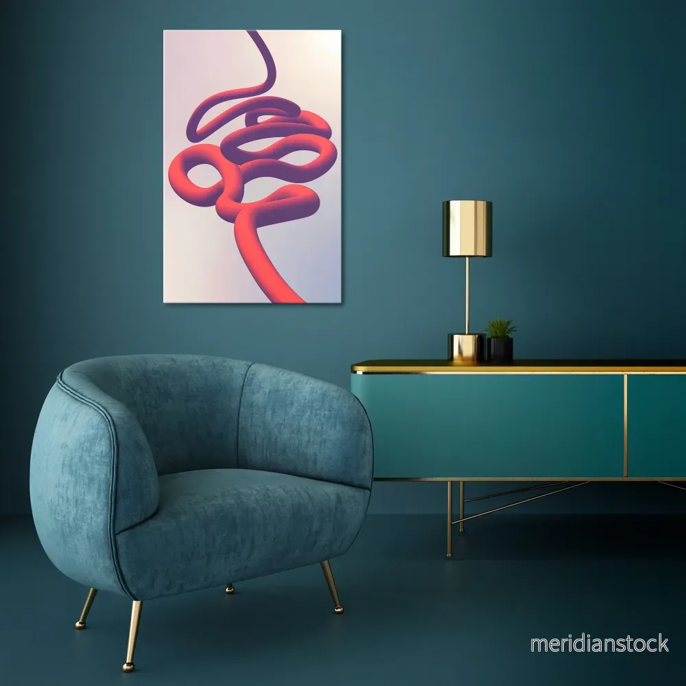 INFINITY WIRE Vertical Canvas Print