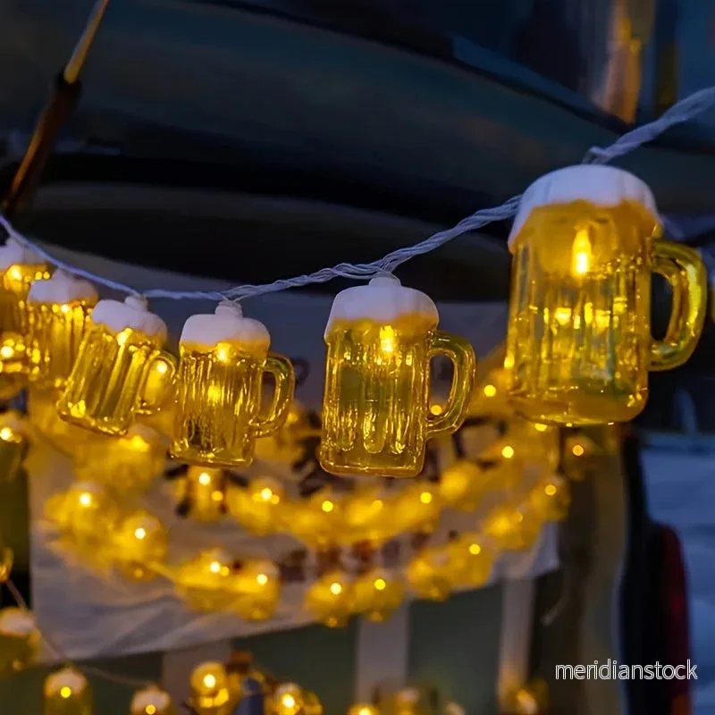 2 stycken LED-ölkrusljusslingor – LichterBier Oktoberfest 2026 2 stycken LED-ölkrusljusslingor – LichterBier Oktoberfest 2026