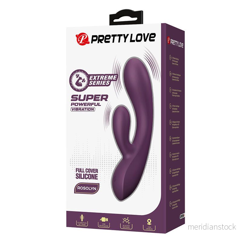 PRETTY LOVE - ROSOLYN RECHARGEABLE RABBIT VIBRATOR 10 FUNCTIONS - Bild 3
