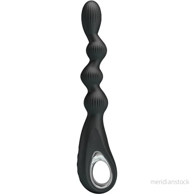 PRETTY LOVE - FEDERER ANAL VIBRATOR 12 VIBRATIONS BLACK