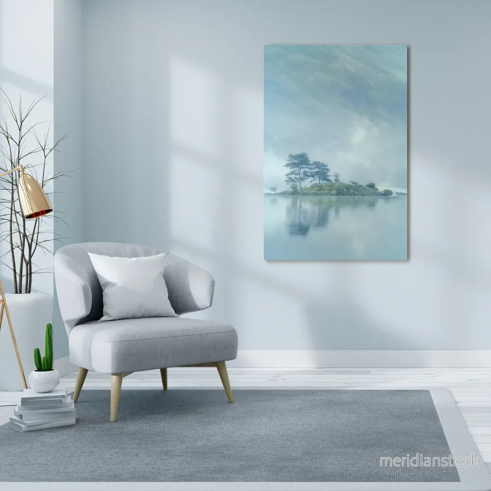 SILVER LAKE Vertical Canvas Print - Bild 2