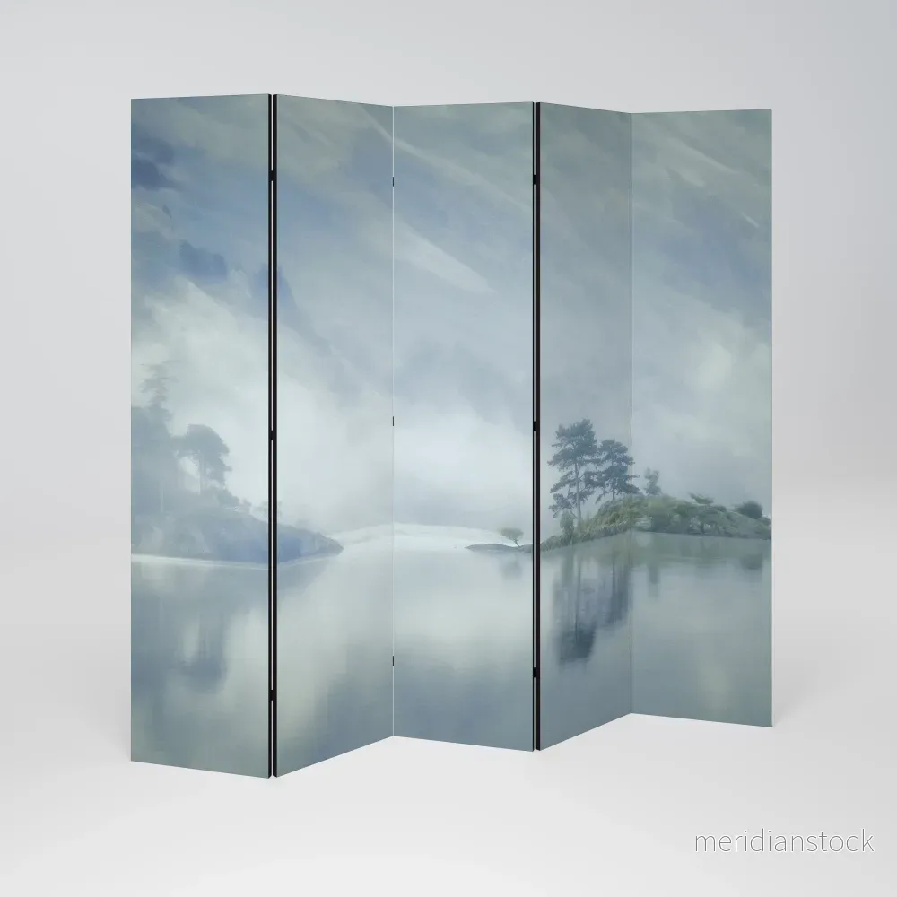 SILVER LAKE Dekorativ rumsavdelare – 5 paneler