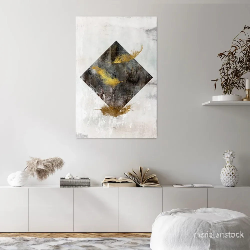 FALLING LIGHTNESS Vertical Canvas Print - Bild 2