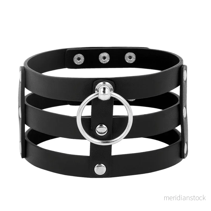 COQUETTE CHIC DESIRE - FETISH STYLE VEGAN LEATHER CHOKER - Bild 3