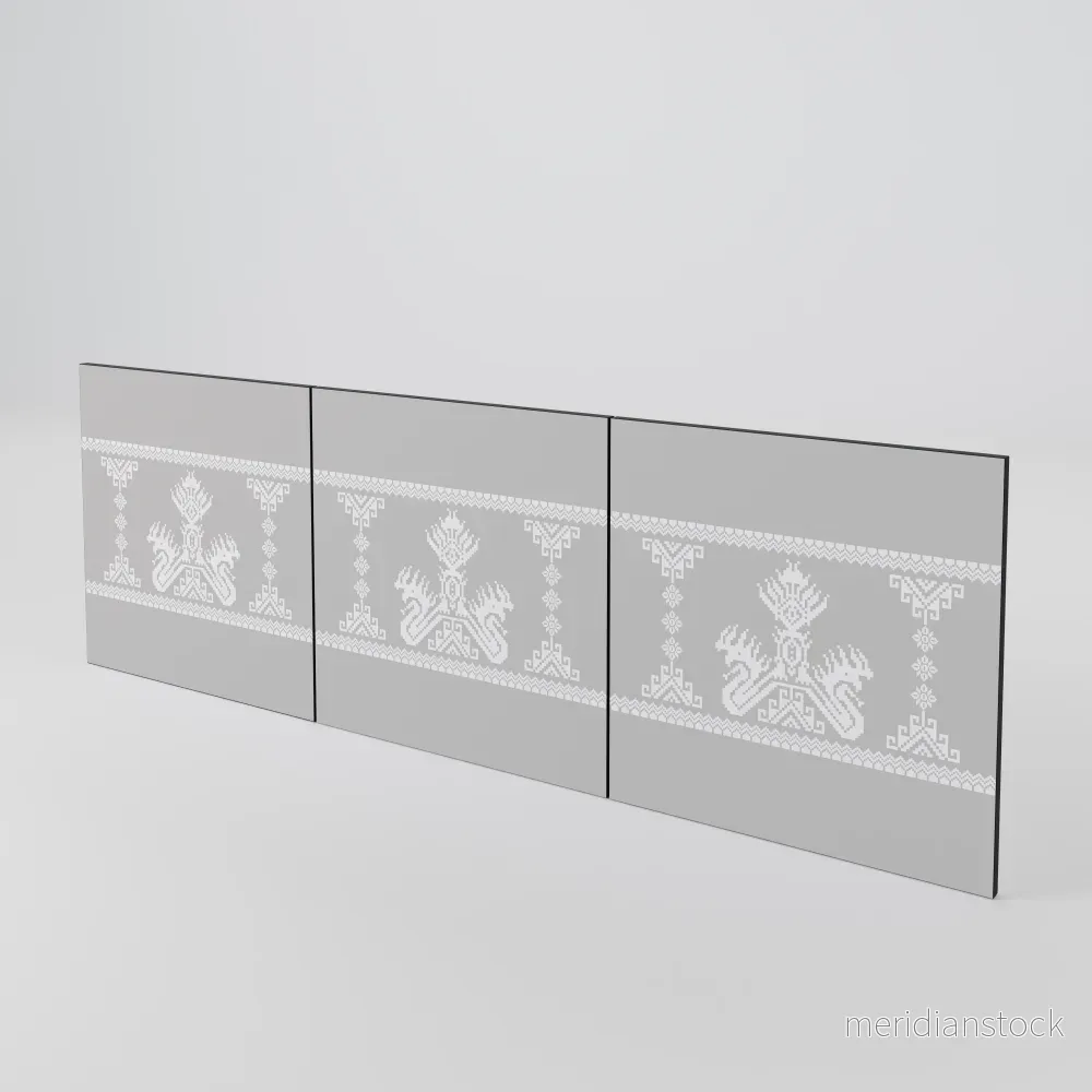 THAI GRAY Luckset med 3 dörrar till sideboard - Bild 3