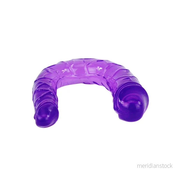 BAILE - DOUBLE DILDO IN LILAC FLEXIBLE JELLY - Bild 3