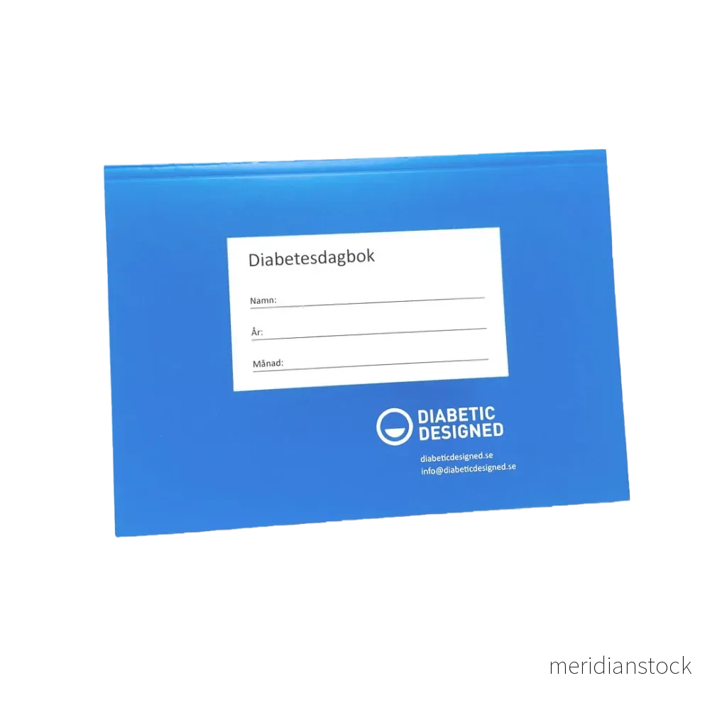Diabetesdagbok Blå Diabetesdagbok Blå