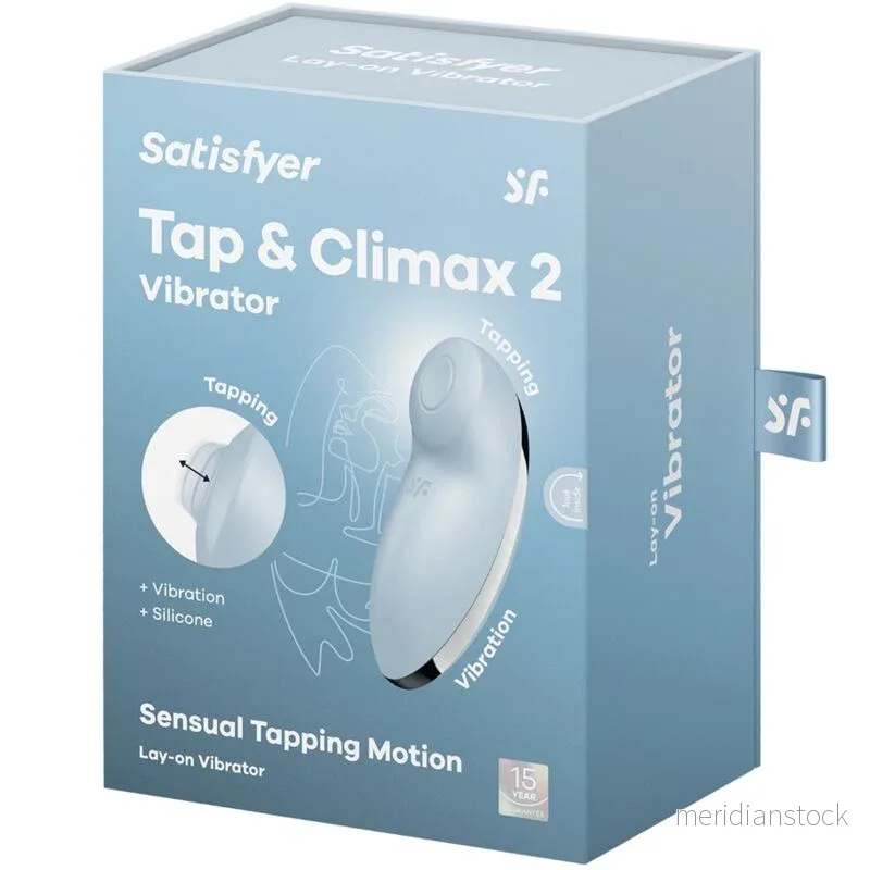 SATISFYER - TAP & CLIMAX 2 VIBRATOR & STIMULATOR BLUE - Bild 3