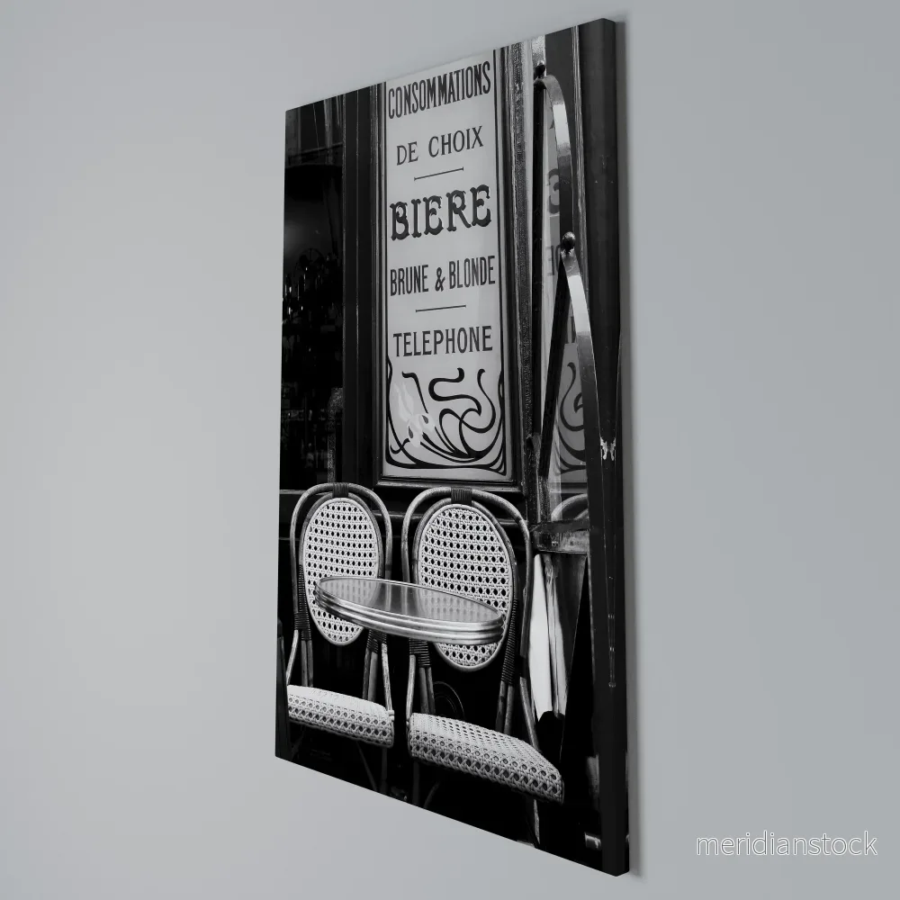 BISTRO VIBRATIONS Vertical Canvas Print - Bild 3