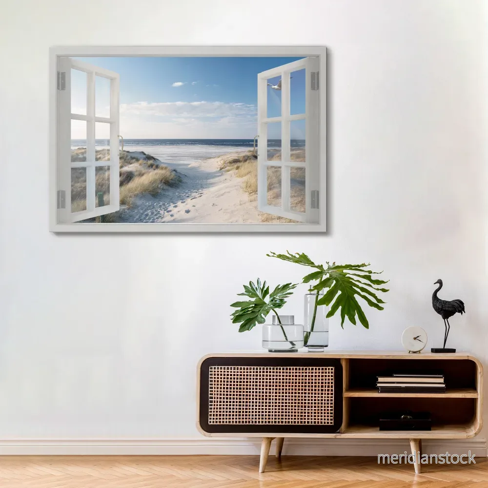 WINDOW TO WANDER Horizontal Canvas Print - Bild 2