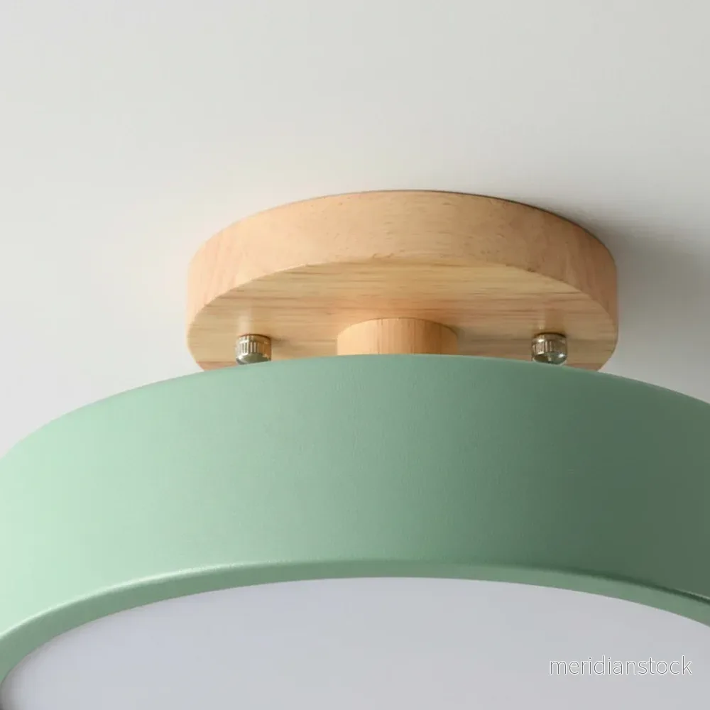 Minimalistisk platt taklampa modell - Woodluma - Bild 3