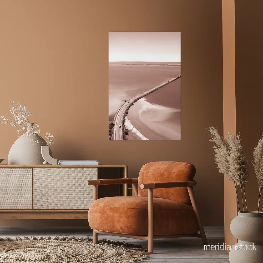HORIZON BOUND JOURNEY Vertical Canvas Print