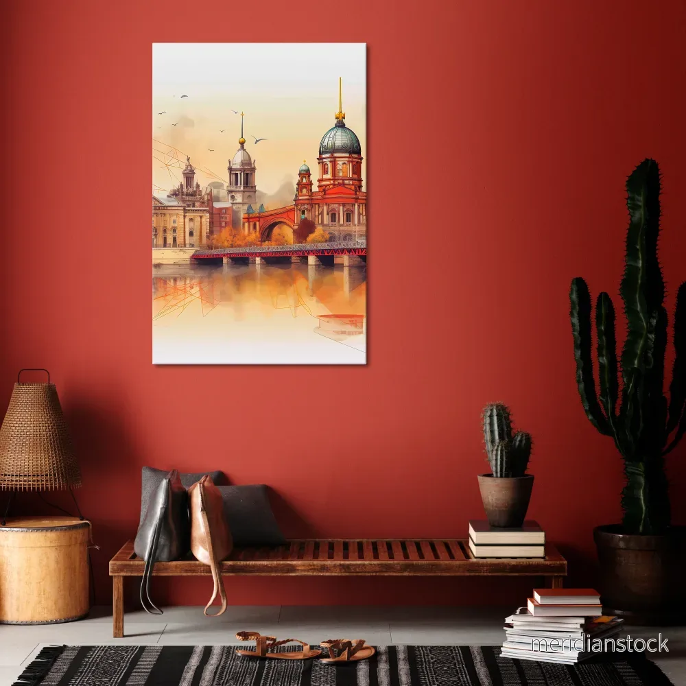 BERLIN SPIRIT Vertical Canvas Print - Bild 2
