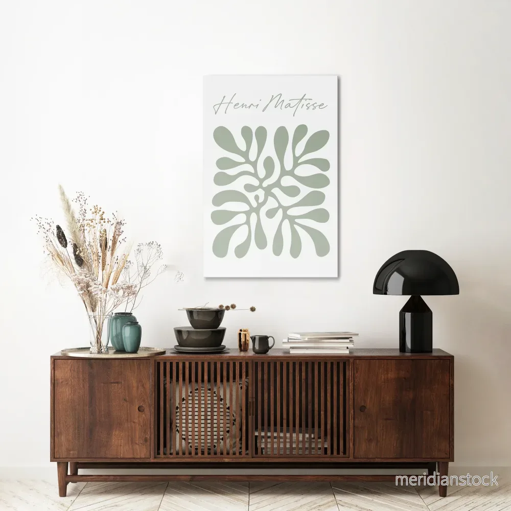 SHAPE OF MATISSE Vertical Canvas Print - Bild 2