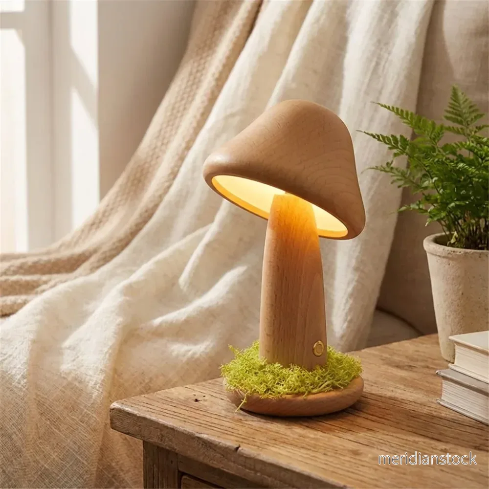 Bärbar svamp-nattlampa – Glimmella Bärbar svamp-nattlampa – Glimmella