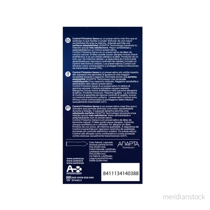 CONTROL - ADAPTA SENSO CONDOMS 12 UNITS - Bild 3