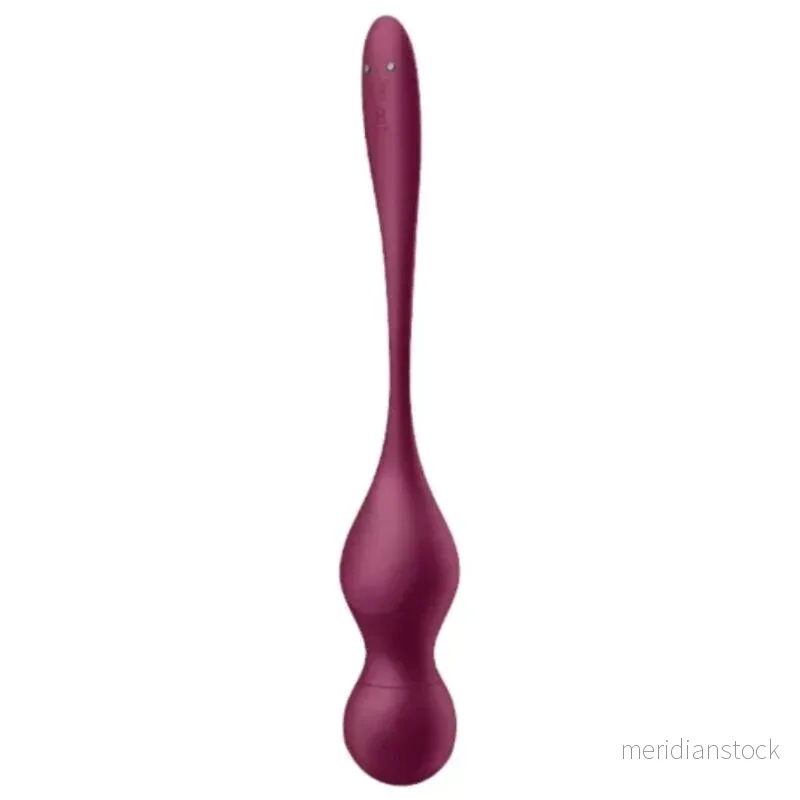 SATISFYER - LOVE BIRDS VARY VIBRATING BALLS FREE APP WINE RED - Bild 2