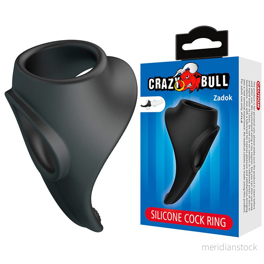 CRAZY BULL - ZADOK ERGONOMIC RING WITH PERINEAL STIMULATOR - Bild 2