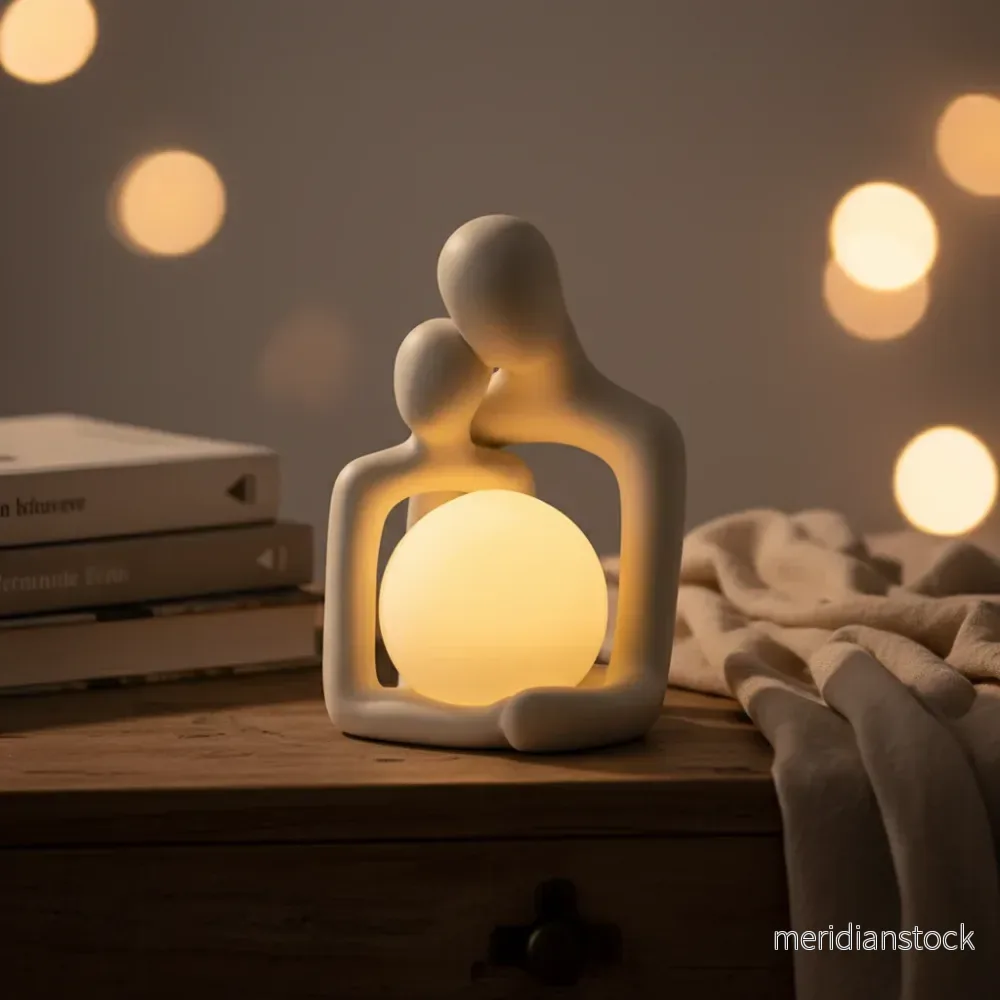 Keramisk bordlampa skulptur – Ceramoon Keramisk bordlampa skulptur – Ceramoon
