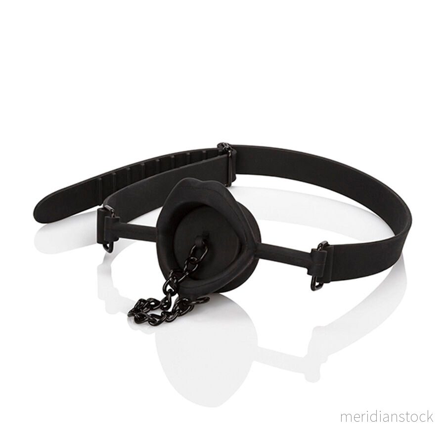 CALEXOTICS - SCANDAL GAG WITH BLACK SILICONE PLUG - Bild 2