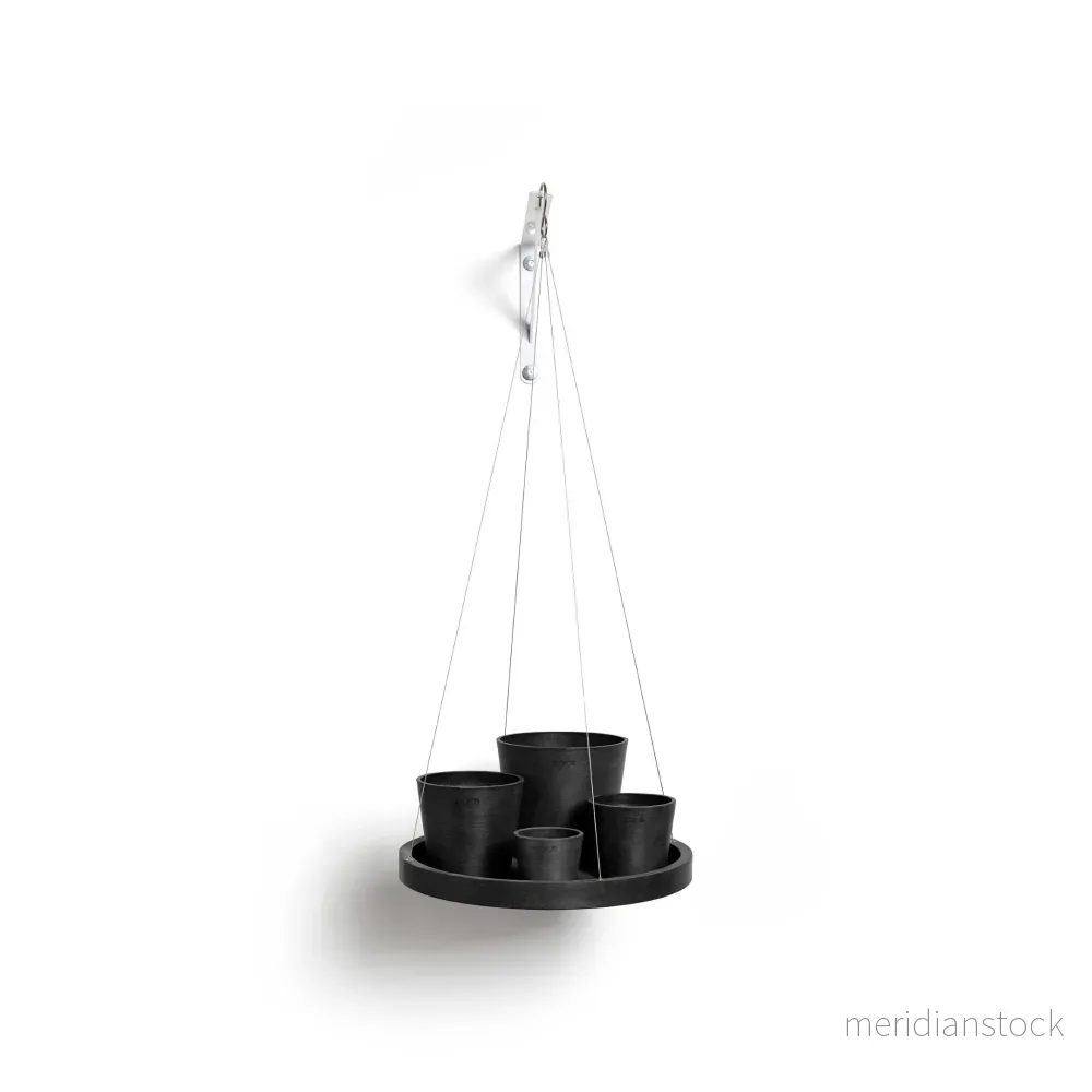 Krukfat hängbar 36cm mörkgrå - Bild 2