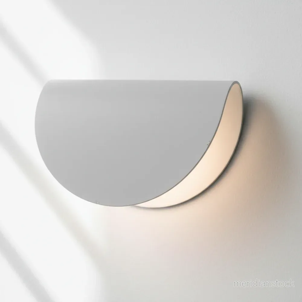 Modern halvrund vägglampa - Glowario - Bild 3