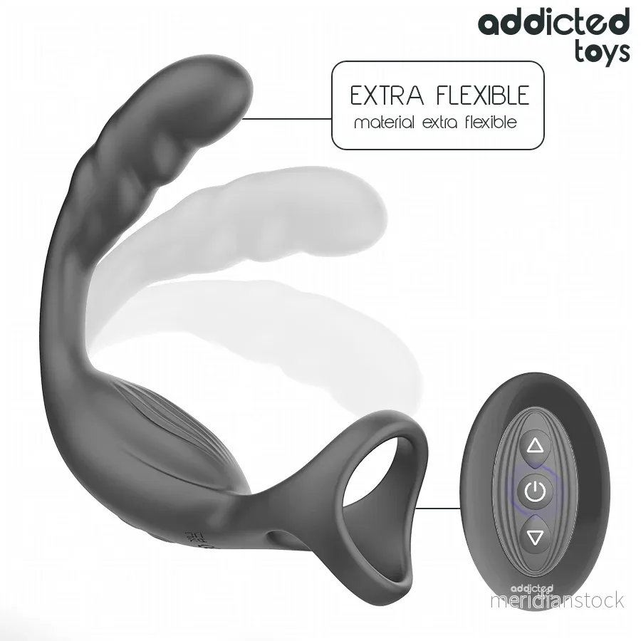 ADDICTED TOYS - DUAL PROSTATIC COCK RING REMOTE CONTROL - Bild 3