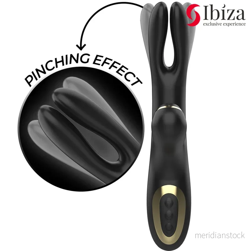 IBIZA - DOUBLE VIBRATOR CLAMPING BLACK - Bild 3