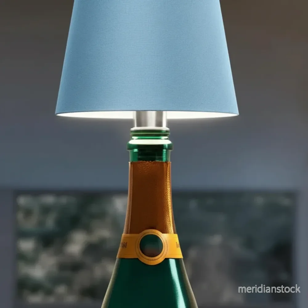 Bärbar dimbar flasklampa - LumiBottle - Bild 3