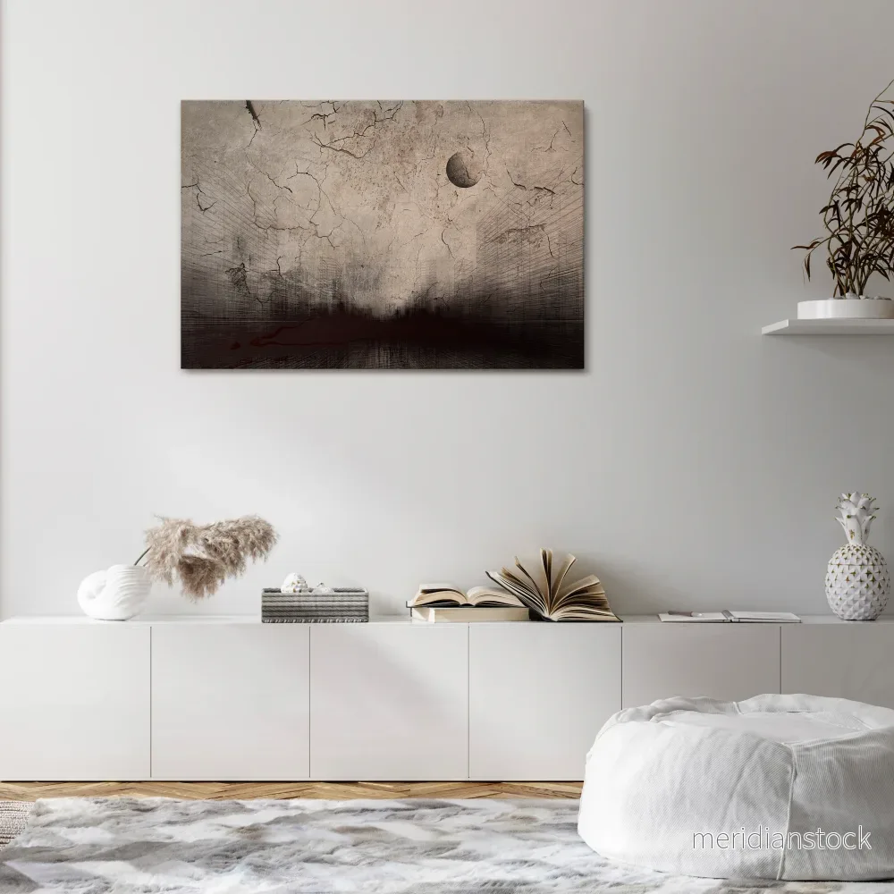 MOONBEAM THOUGHTS Horizontal Canvas Print - Bild 2