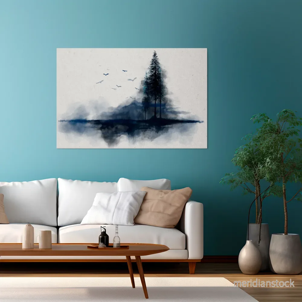 MISTY RECOLLECTION Horizontal Canvas Print - Bild 2