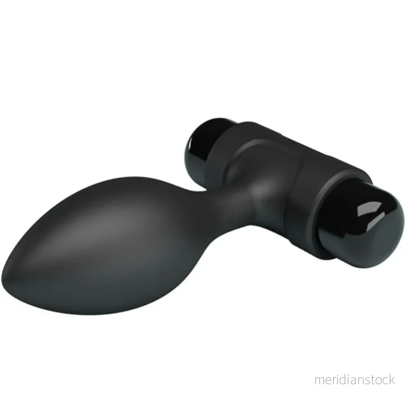 PRETTY LOVE - VIBRA BUTT 10 VIBRATIONS ANAL PLUG BLACK - Bild 3