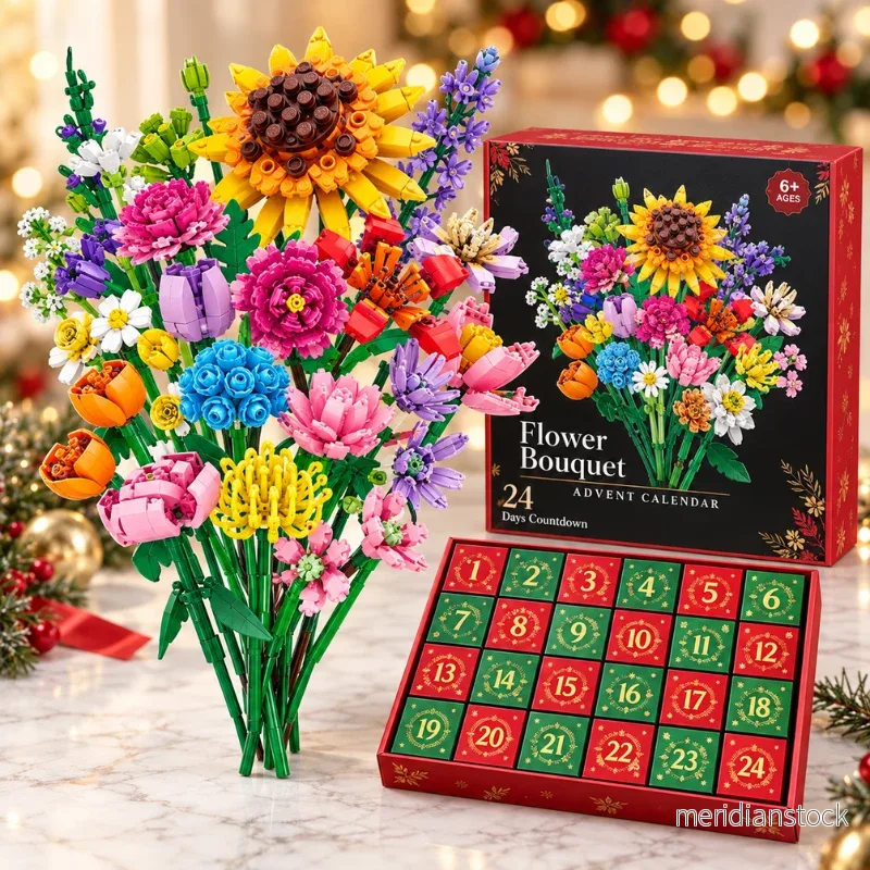 BlomsterJul™ – Bygg en vacker bukett med 24 magiska julöverraskningar - Bild 3