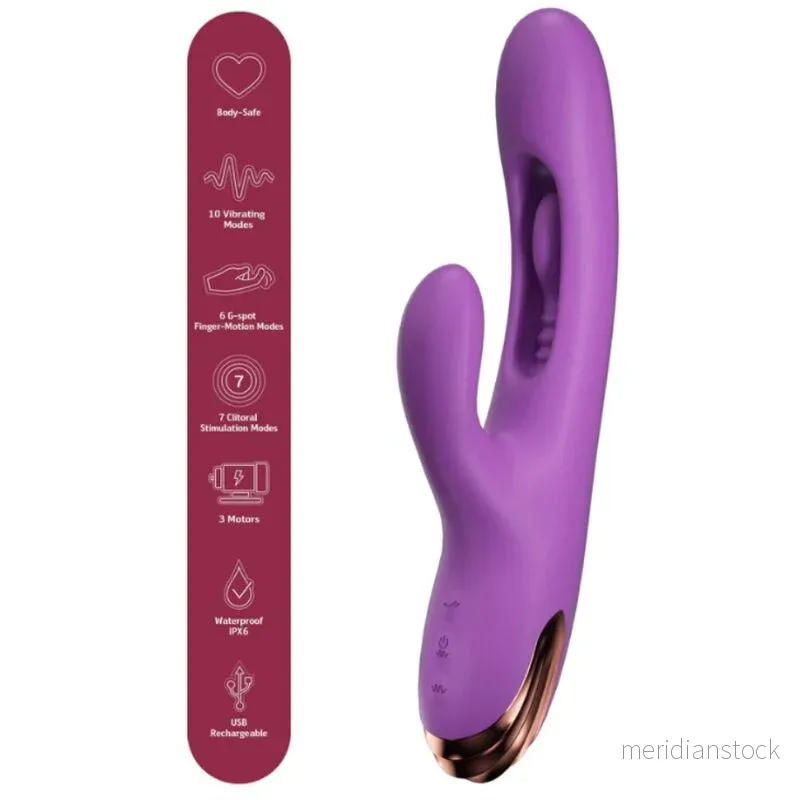 SHE.E.O - RABBIT G-SPOT VIBRATOR WITH DIGITAL MOVEMENT PURPLE - Bild 2