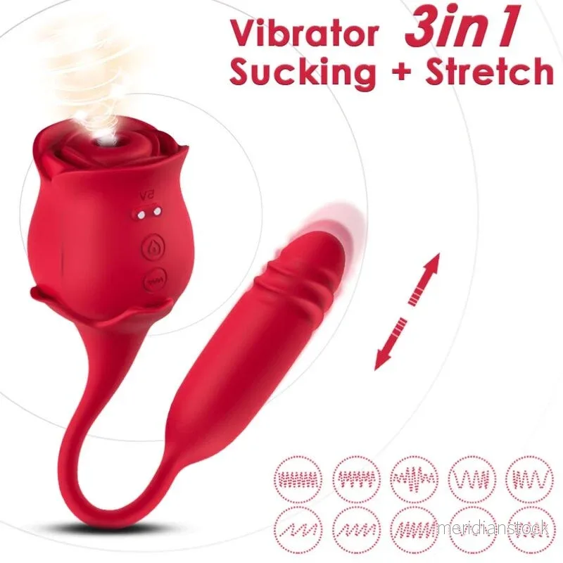 ARMONY - ROSEKNIGTH CLITORIS SUCKER & VIBRATOR RED - Bild 2