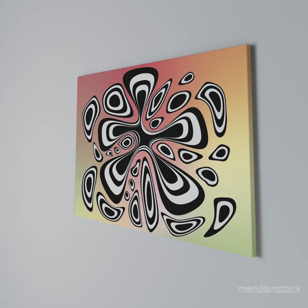 ILLUSIONARY SPLASH Horizontal Canvas Print - Bild 3